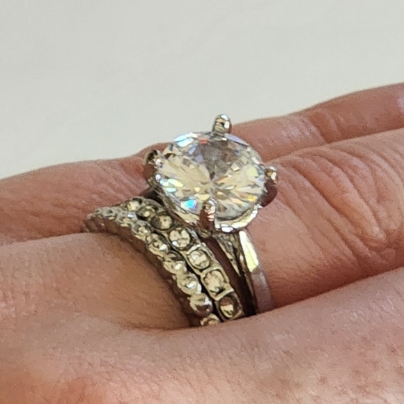 💍 Large Solitaire Gemstone Ring set - Picture 4 of 8